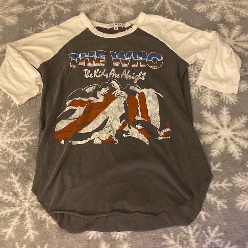Junk Food Women's The Who  "The Kids Are Alright" Long Sleeve Band Tee in xs